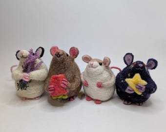 Needle Felted Mice and Rats (Made To Order)