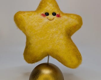 Needle Felted Star Baby