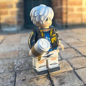 Minifiguras personalizadas de Satoru Gojo Jujitsu Kaisen - Colecionáveis de anime, presentes para colecionadores, peças para exibição