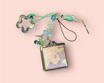 Satoru Gojo Keychain with Charms Jujitsu Kaisen Keychain with Charms JJk Anime gift