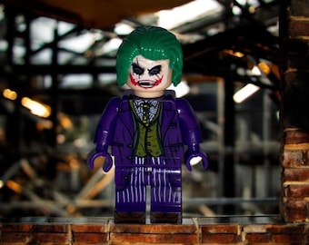 Custom Joker Minifigure: The Dark Knight, Collectible Lego Character