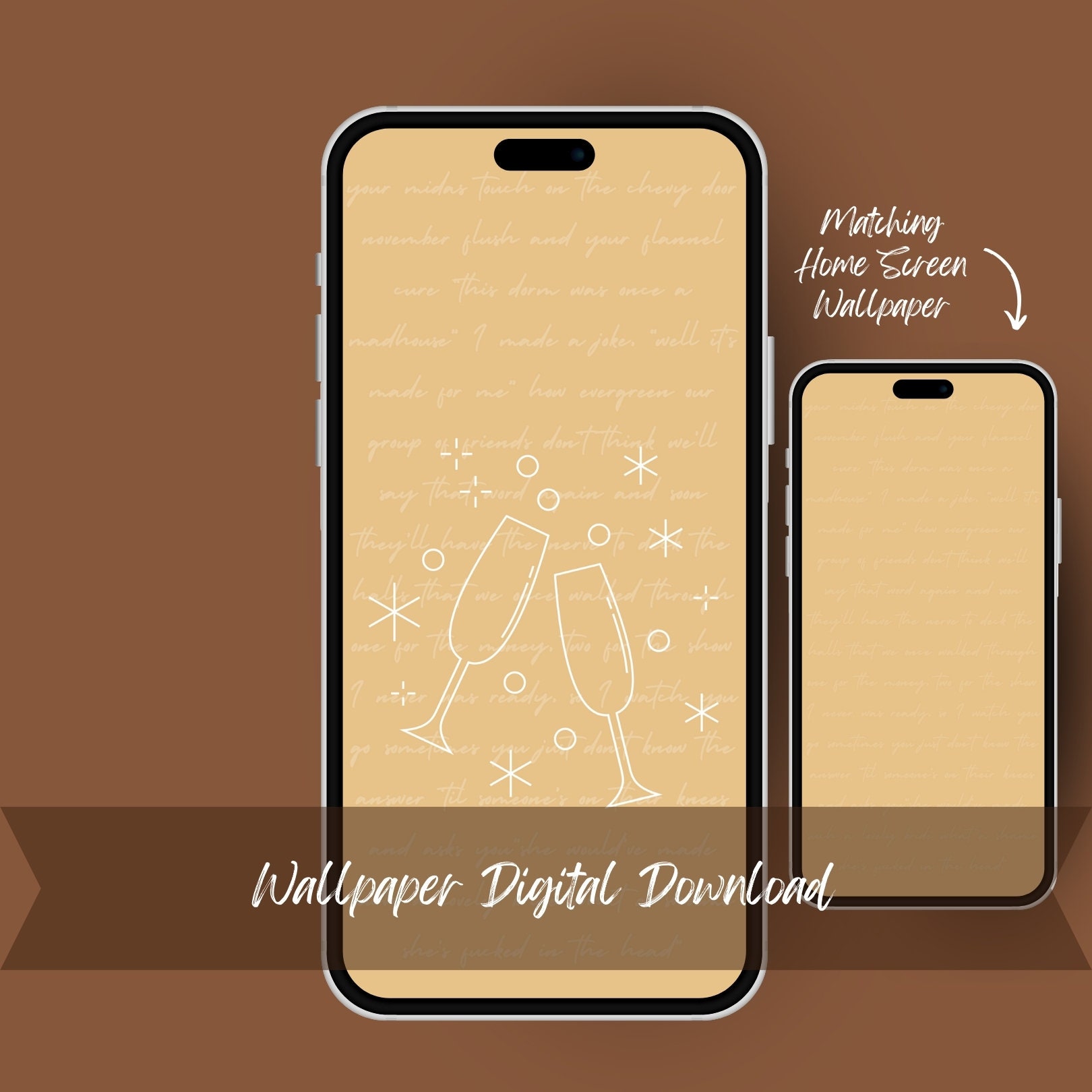 Evermore Wallpapers With Matching App Icons - Digital Download