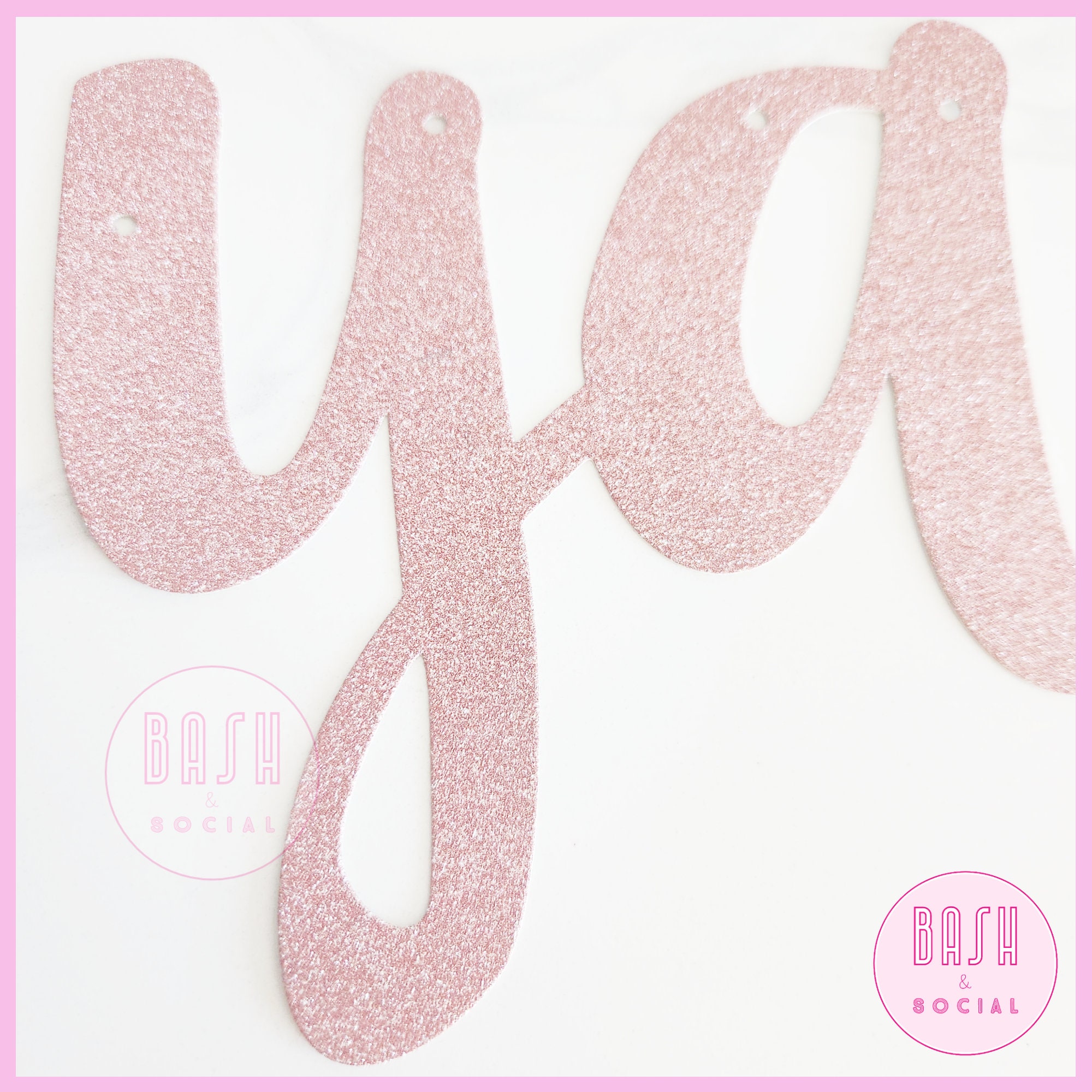 He Asked She Said Yes Gold Glitter Banner - Wedding, Engagement, Bridal
