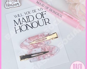 Maid of Honour Gift Set, Maid of Honour Proposal Box, Maid of Honour Pin, Bridesmaid Proposal, Bridesmaid Box, Bridesmaid Gifts
