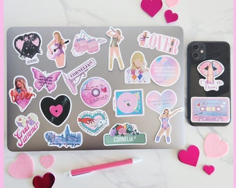 1-50pcs Taylor Swift Stickers, Lover Taylor Swift, Swiftie Sticker Pack, Eras Tour, Lover Era, Lover Album