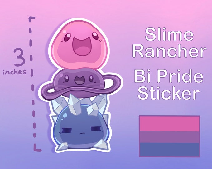 Subtle Bi Patch Slime Rancher Sticker - Subtle Bi Pride Flag - Etsy