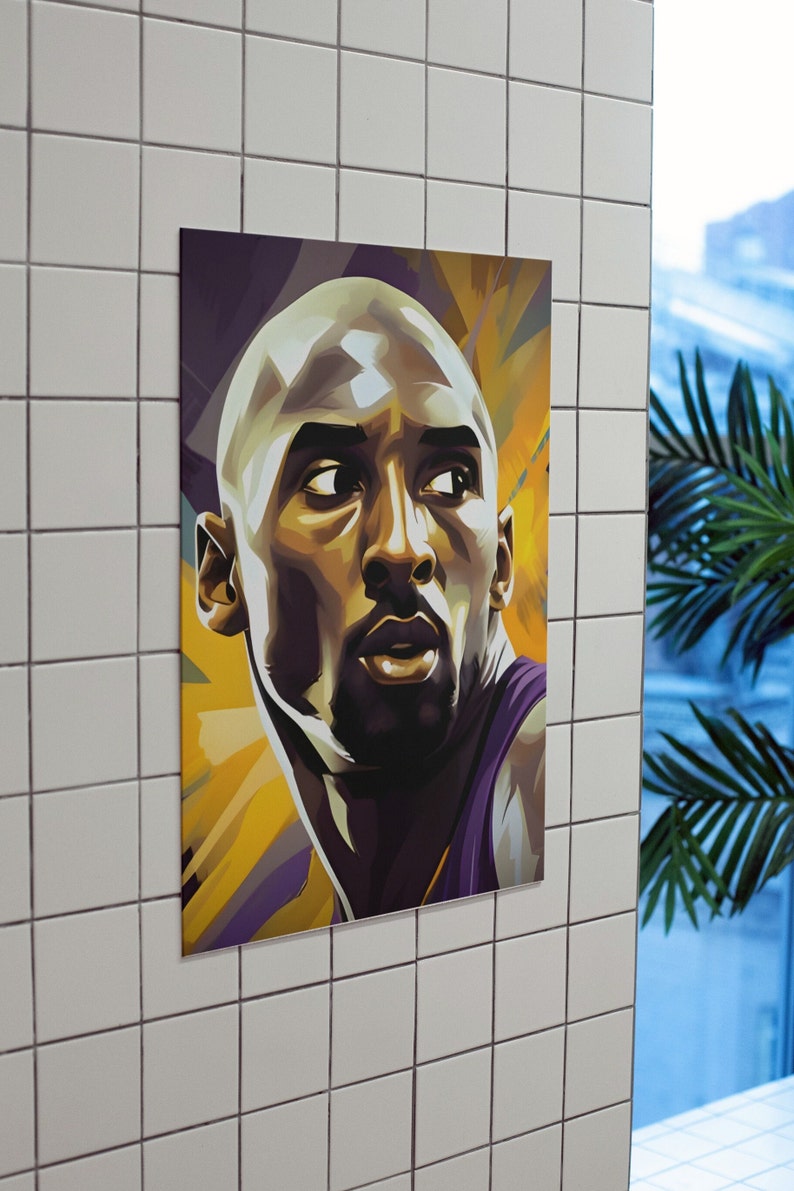 Kobe Bryant Wall Art Poster Etsy