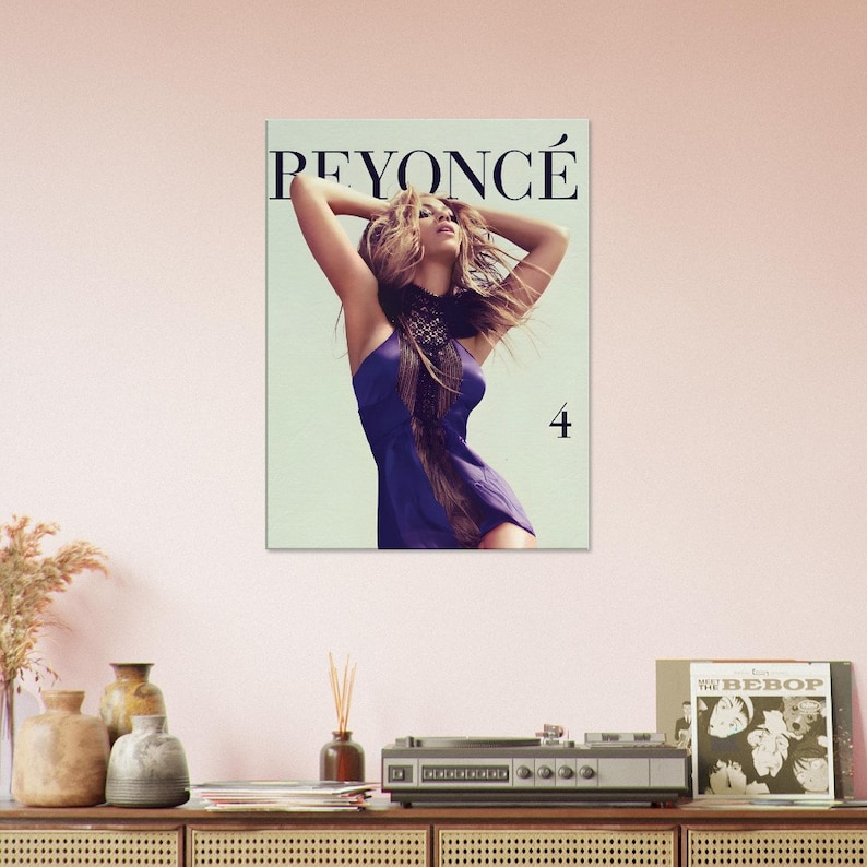 Beyonce 4 Album Cover Art Canvas Wall Art - Etsy