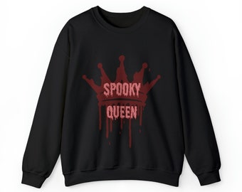Spooky Queen Crewneck Sweatshirt