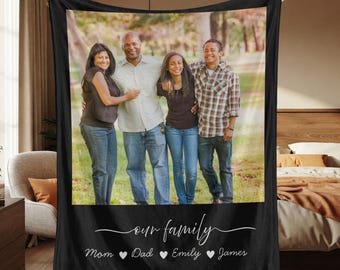 Manta de fotos de boda personalizada, manta personalizada con nombre y fecha, regalo de aniversario para pareja, collage de fotos de recuerdo para ella o él.