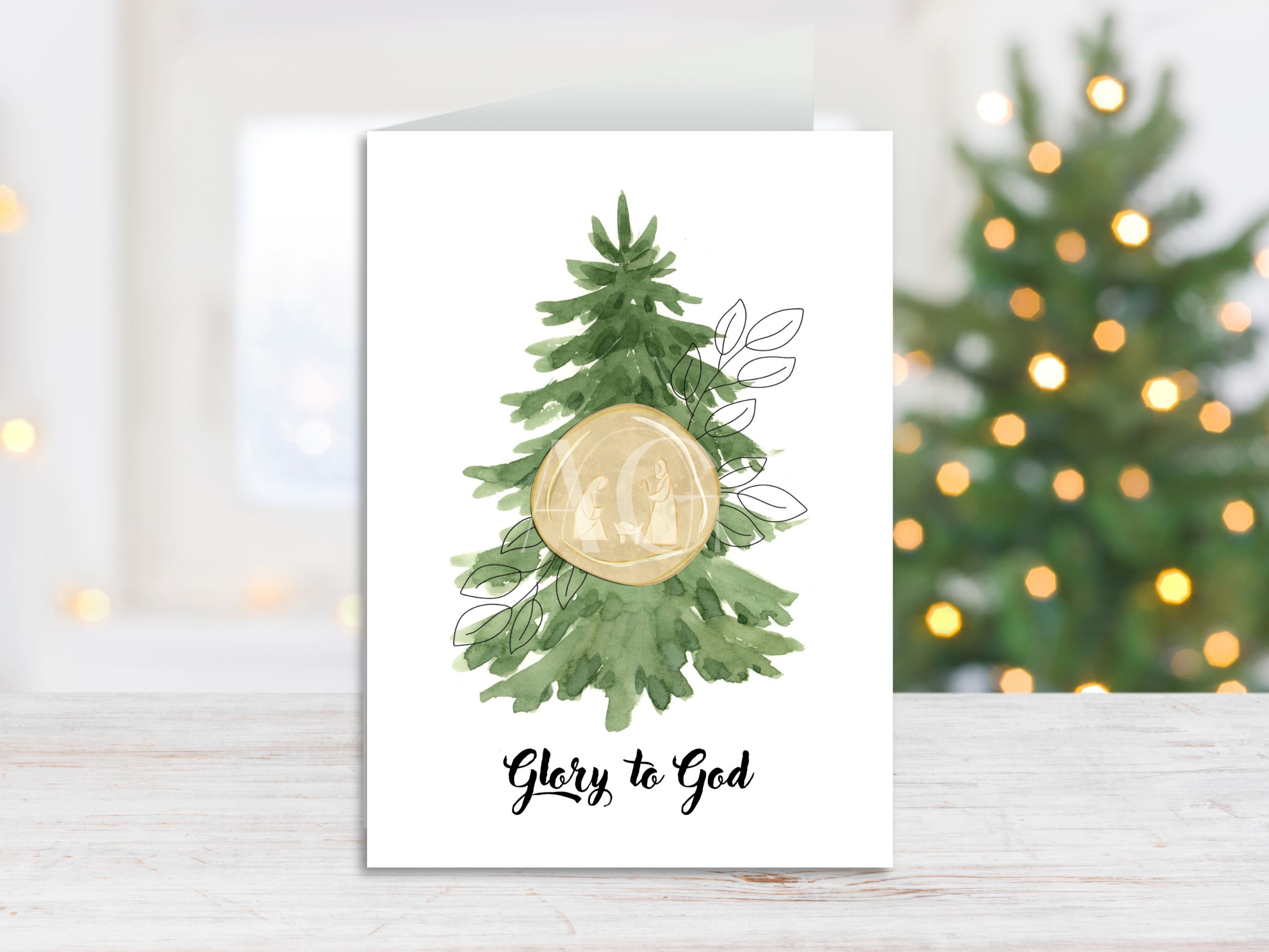 Printable Merry Christmas Card Printable Christmas Card - Etsy