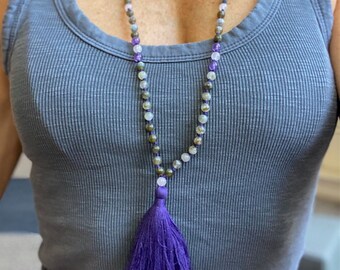 Serenity Mala Bead Necklace