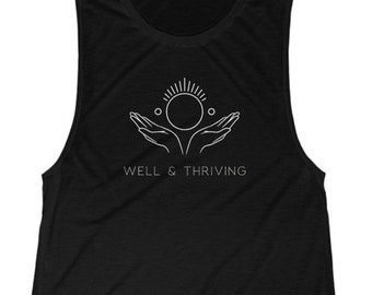 Women's Flowy Muscle Tank Top