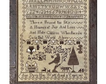 Needlework Press - Ann Davis Her Work 1817 Counted Cross Stitch