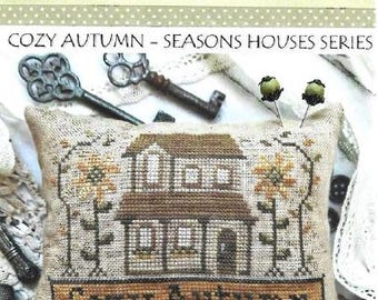 Puntini Puntini - Cozy Autumn - Seasons Houses Series Cross Stitch
