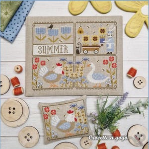 Crocette a Gogo -  Summer Notes Cross Stitch Pattern