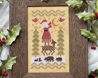 Kathy Barrick - *NEW* - Hanging the Moon, Counted Cross Stitch