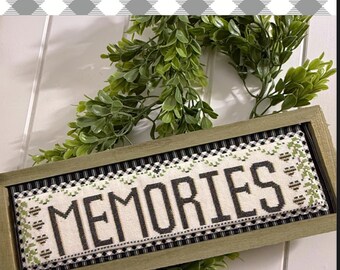 Stitching With the Housewives - *NEW* - Memories Counted Cross Stitch  *PRE-ORDER*