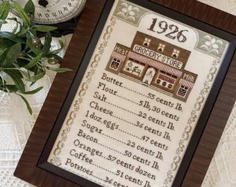 Little House Needleworks - *NEW* - Those Were The Days Counted Cross Stitch