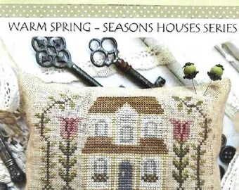 Puntini Puntini - Warm Spring - Seasons Houses Series Cross Stitch
