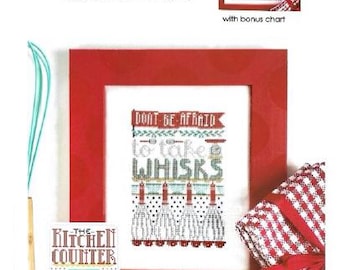 Hands On Design - The Kitchen Counter Part 2 - Take Whisks Counted Cross Stitch