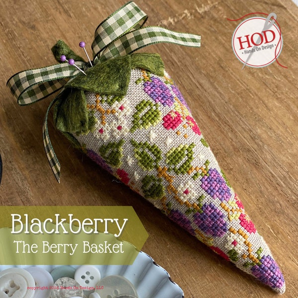 2024 Nashville Needlework Market – Hands On Design - Blackberry - The Berry Basket    Pattern Only