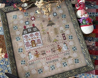 Pansy Patch Quilts & Stitchery - *NEW* Enchanted Winter Sampler Counted Cross Stitch