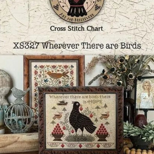 2024 Nashville Needlework Market – Teresa Kogut - Where There Are Birds  *PRE-ORDER*  Pattern Only