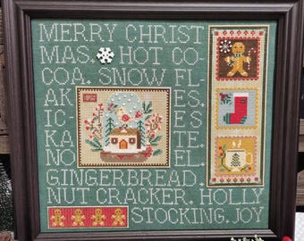 Quaint Rose Needlearts - *NEW* Mixed Media Needleart: Retro Christmas Counted Cross Stitch