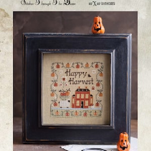 Kreuzstich, Kreuzstich, Kürbisse, Schaf, PDF Nähanleitung