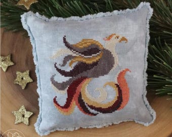 The Blue Flower - Winter Phoenix Counted Cross Stitch