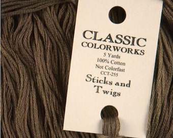 Classic Colorworks - Sticks and Twigs CCT-255 Cross Stitch Embroidery Floss