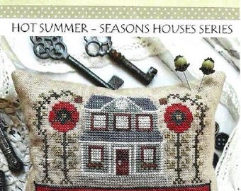 Puntini Puntini - Hot Summer - Seasons Houses Series Cross Stitch