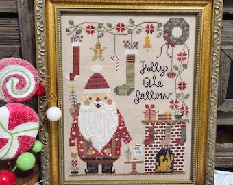 Quaint Rose Needlearts - *NEW* Jolly Ole Fellow Counted Cross Stitch