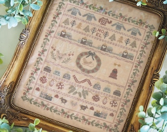 2026 Nashville Market – The Stitchery Sisters - Nordic Heirloom Christmas Sampler Counted Cross Stitch