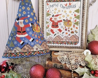 2024 Nashville Needlework Market – Hello From Liz Mathews - Tenth Day of Christmas Sampler & Tree  Pattern Only