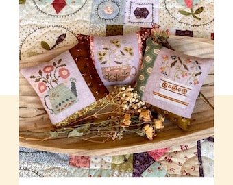 Blueberry Ridge Design - *NEW* The Potting Bench #2 Counted Cross Stitch  *PRE-ORDER*