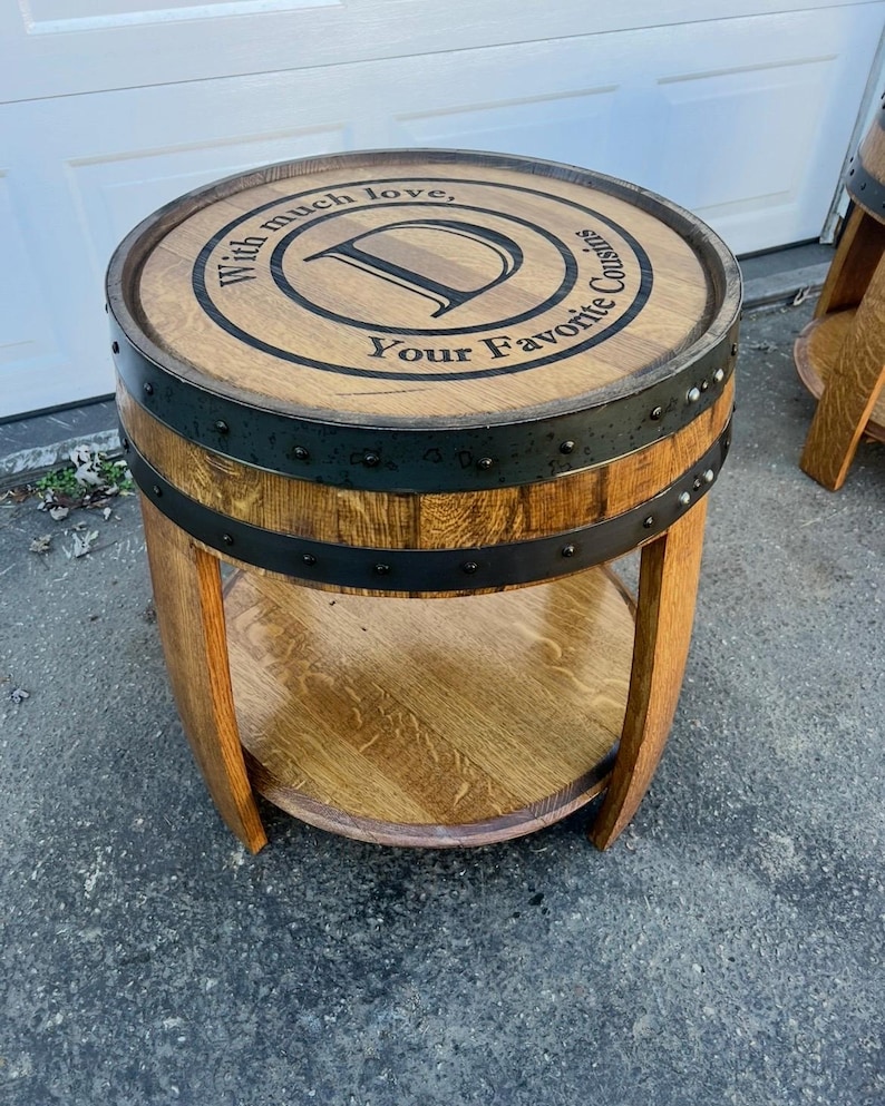 Bourbon Barrel End Table image 6