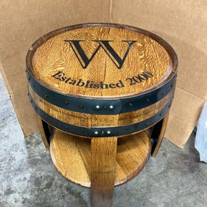 Bourbon Barrel End Table image 9