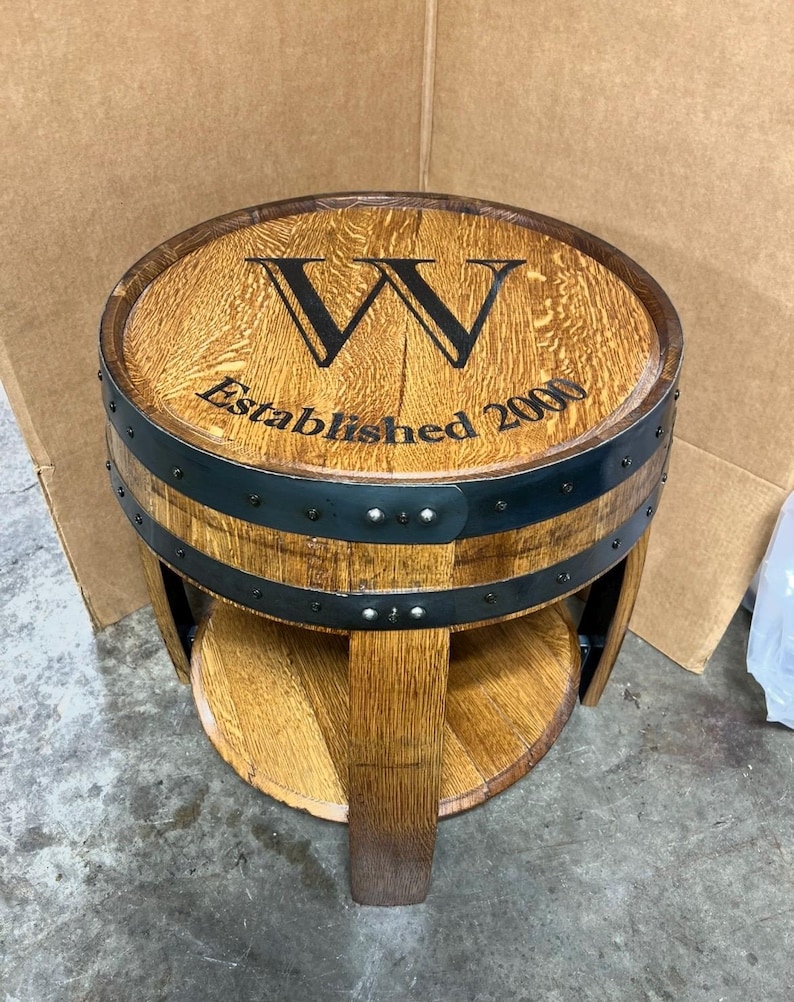 Bourbon Barrel End Table image 9