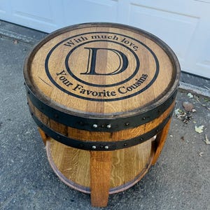 Bourbon Barrel End Table image 7