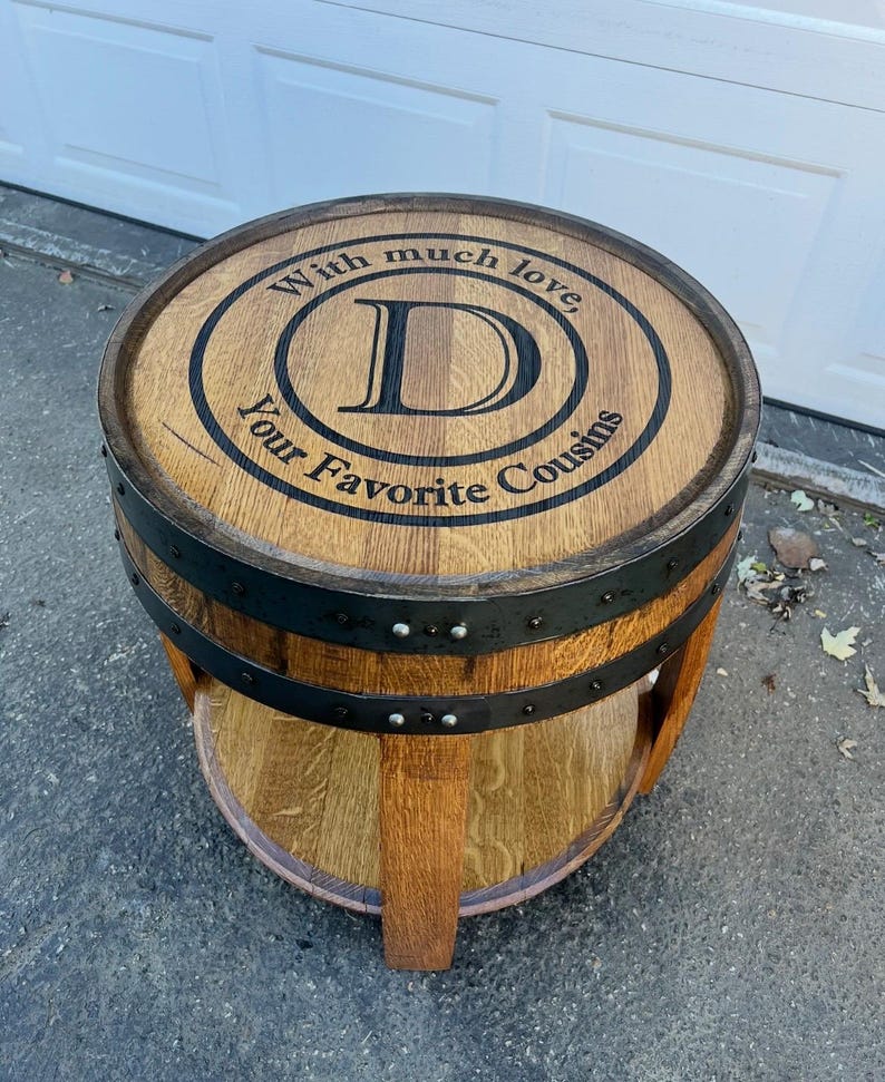 Bourbon Barrel End Table image 7
