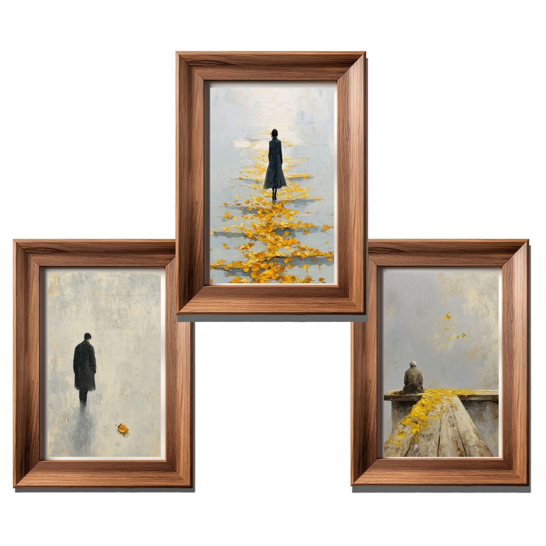 Wabi Sabi Textured Wall Art Set of 3 Print - Neutral Japandi Decor ...
