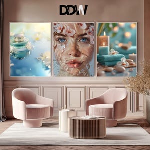 Beauty Salon Art Medical Spa Decor Massage Room Art Facial Massage Esthetician Beauty Salon Decor Massage Therapist Decor Printable