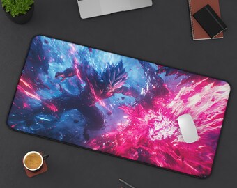 Solo Leveling Desk Mat: Sung Jin-Woo Shadow Monarch Anime Gaming Mousepad