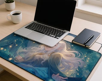 Podkładka pod mysz Frieren Anime Desk Mat: Duża podkładka pod mysz gamingową - Beyond Journey's End