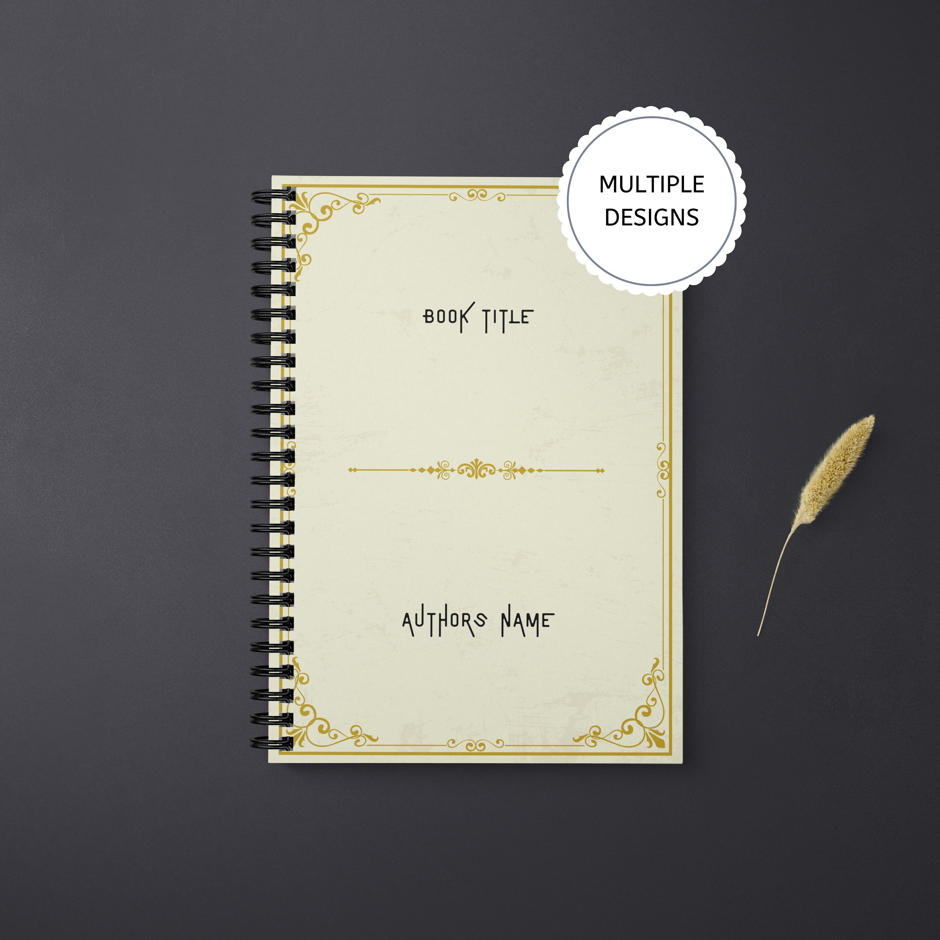Personalized Medieval Book Gifts, Custom Spiral Notebook, Blank Book ...