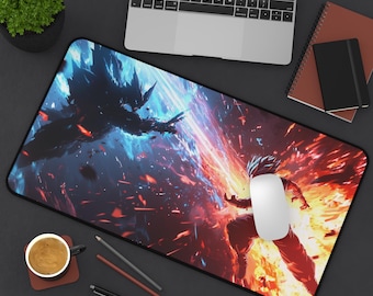 Solo Leveling Desk Mat: Sung Jin-Woo Shadow Monarch Anime Mousepad