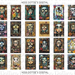 Cartões ATC, Diário de Lixo, Imagens ATC, Cartões de Diário, Imagens Digitais, Diário de Lixo de Fantasia, Clip Art, Etiquetas de Preço, Etiquetas de Presente, Convites