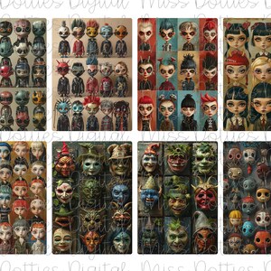 Tarjetas Emoji ATC, Emoji Junk Journal, Etiquetas Emoji, Etiquetas de Regalo Emoji, Tarjetas Emoji ATC, Tarjetas de Diario Emoji, Emoji's, ATC